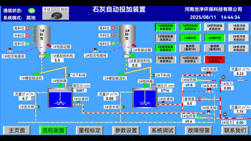 消石灰投加系統(tǒng)-PLC控制畫面.gif